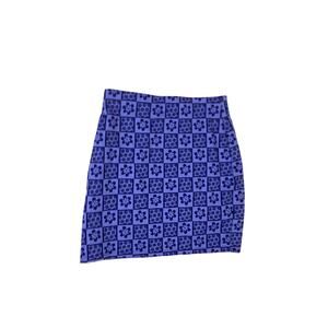 Y2K Vintage Groovy Floral Hippie Retro Skirt Marked L Fits 26” Waist S